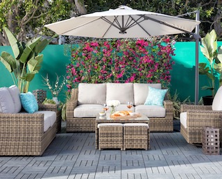 rotin, salon, de, jardin, meubles, en, résine, tressée, mobilier, exterieur, maroc, rabat, marrakech, casablanca, agadir, tanger, paris, france